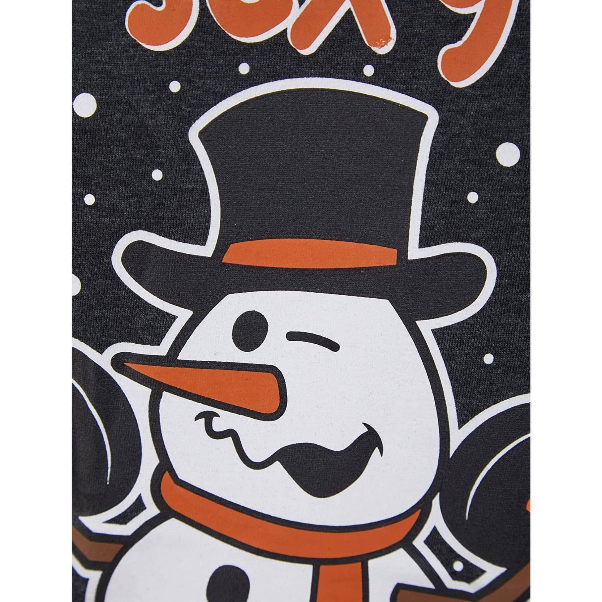 Christmas Snow It Short Sleeve  Grey Details