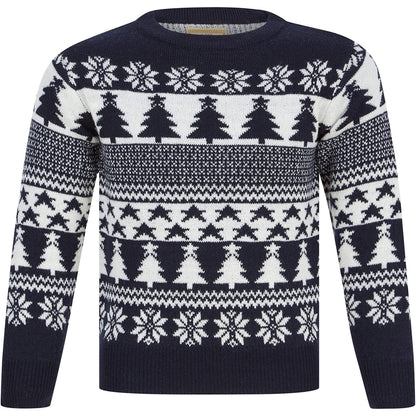 Christmas Star Tree Nordic Fairisle Jumper