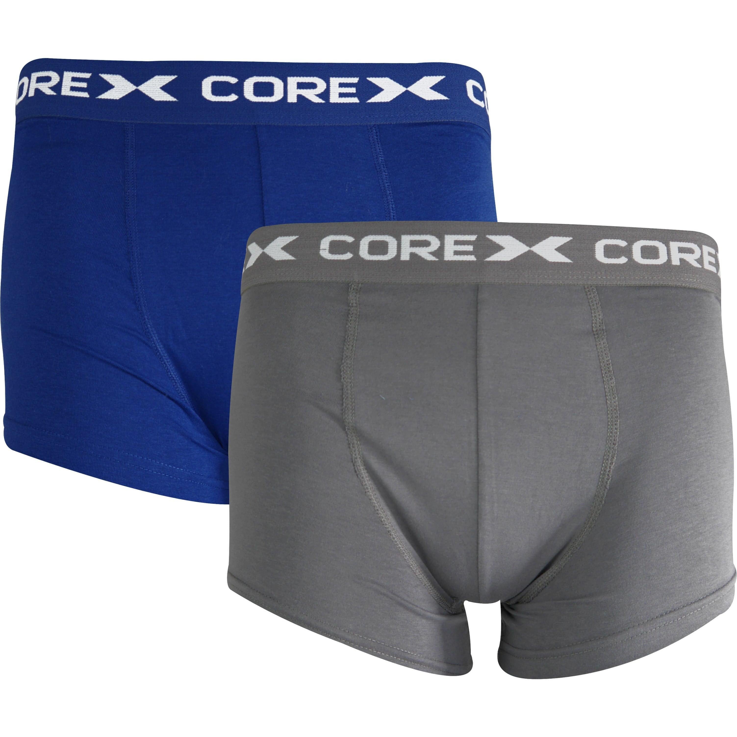 Corex Fitness Classic (2 Pack) Mens Boxer Shorts - Grey – Start Fitness