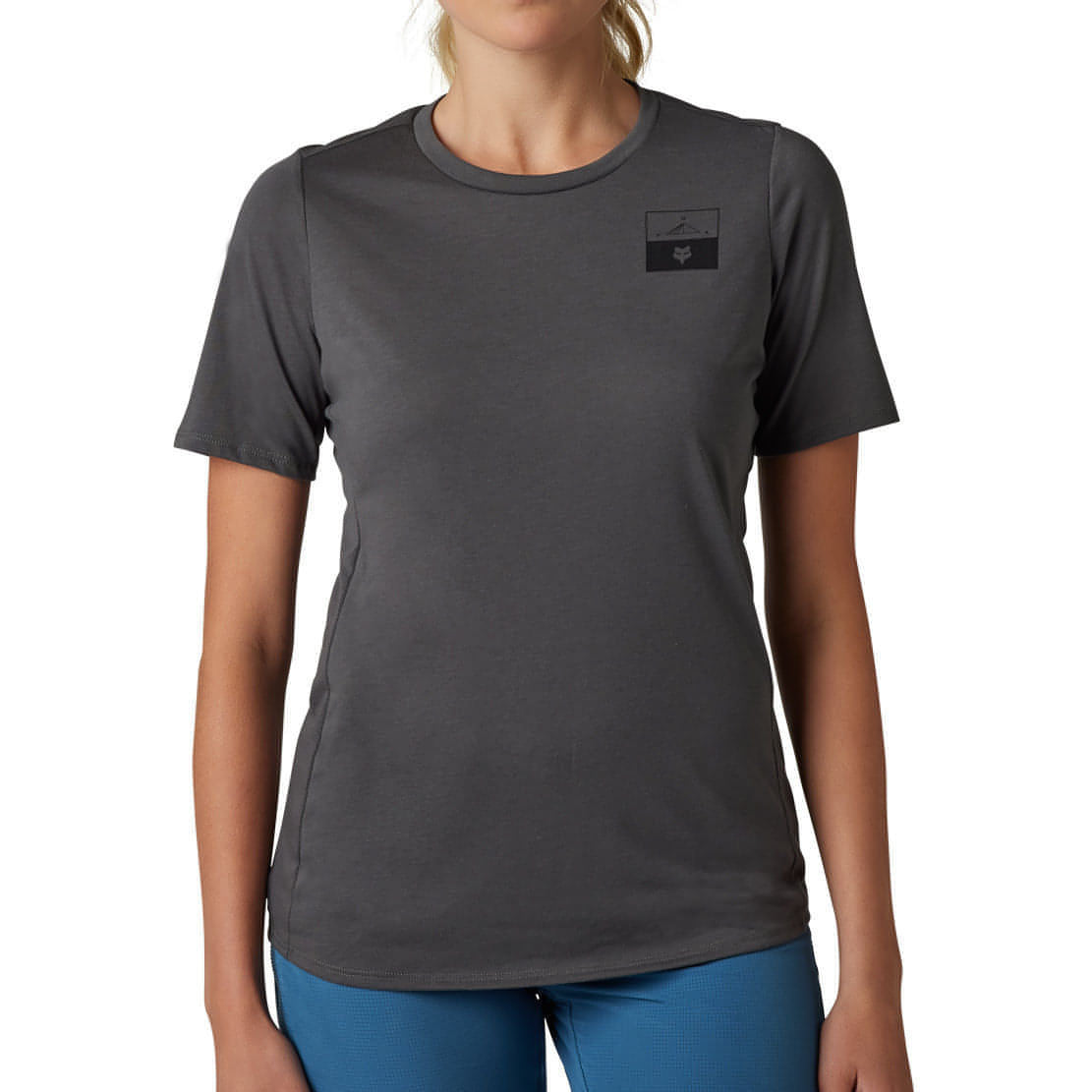 Fox Ranger DriRelease Fract Short Sleeve Womens Cycling Jersey - Grey ...