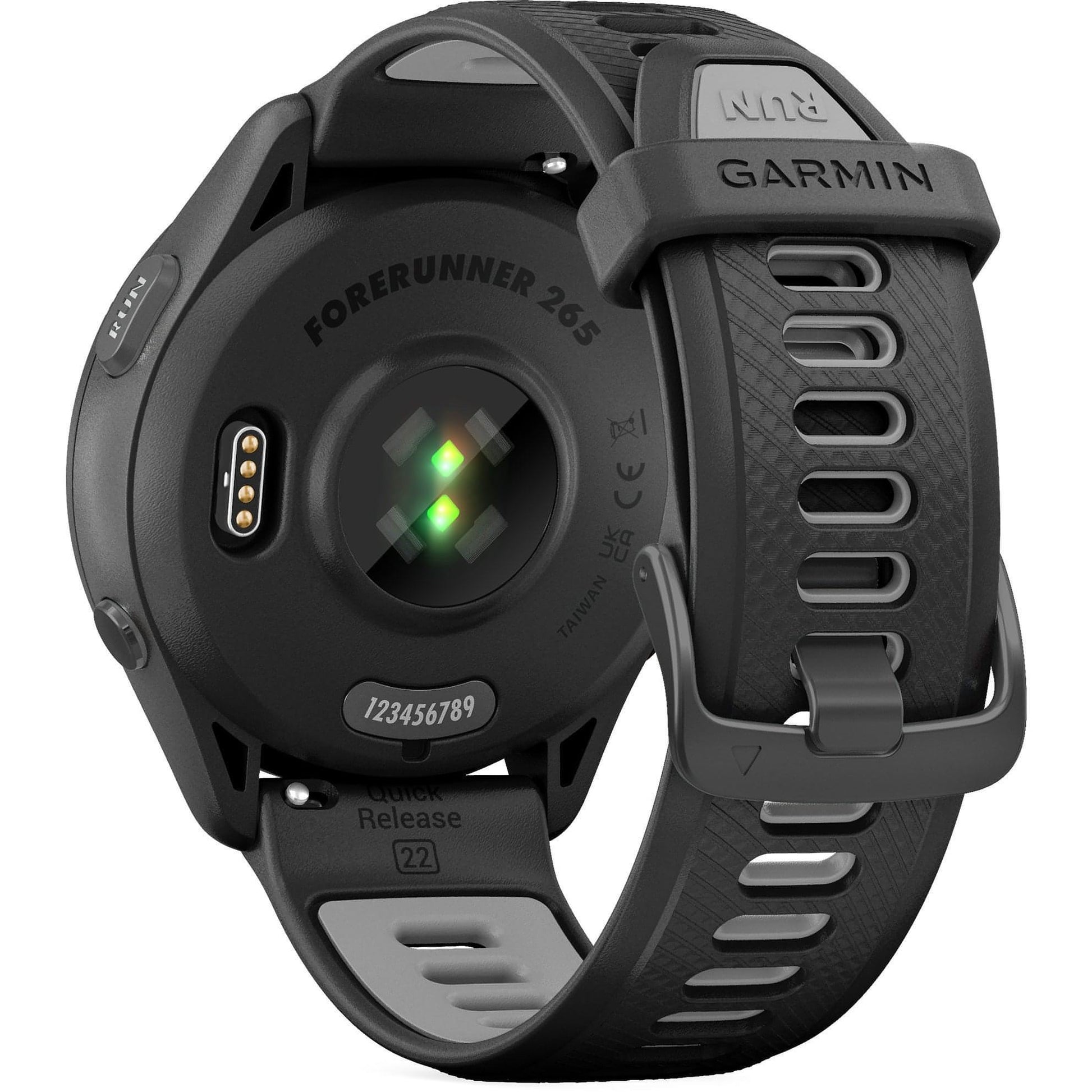 Garmin Forerunner Music Hrm Gps Watch Back View