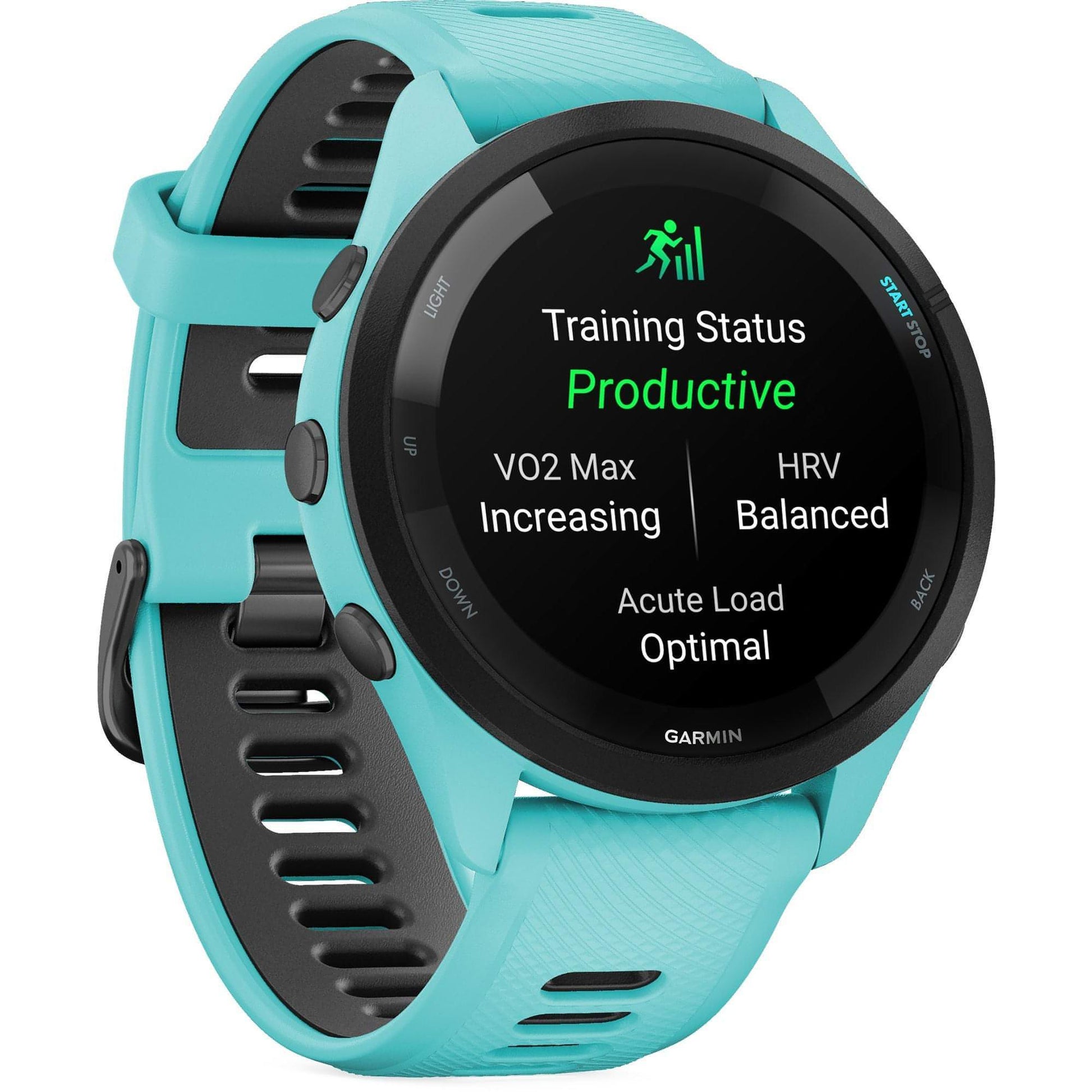 Garmin Forerunner Music Hrm Gps Watch Side - Side View