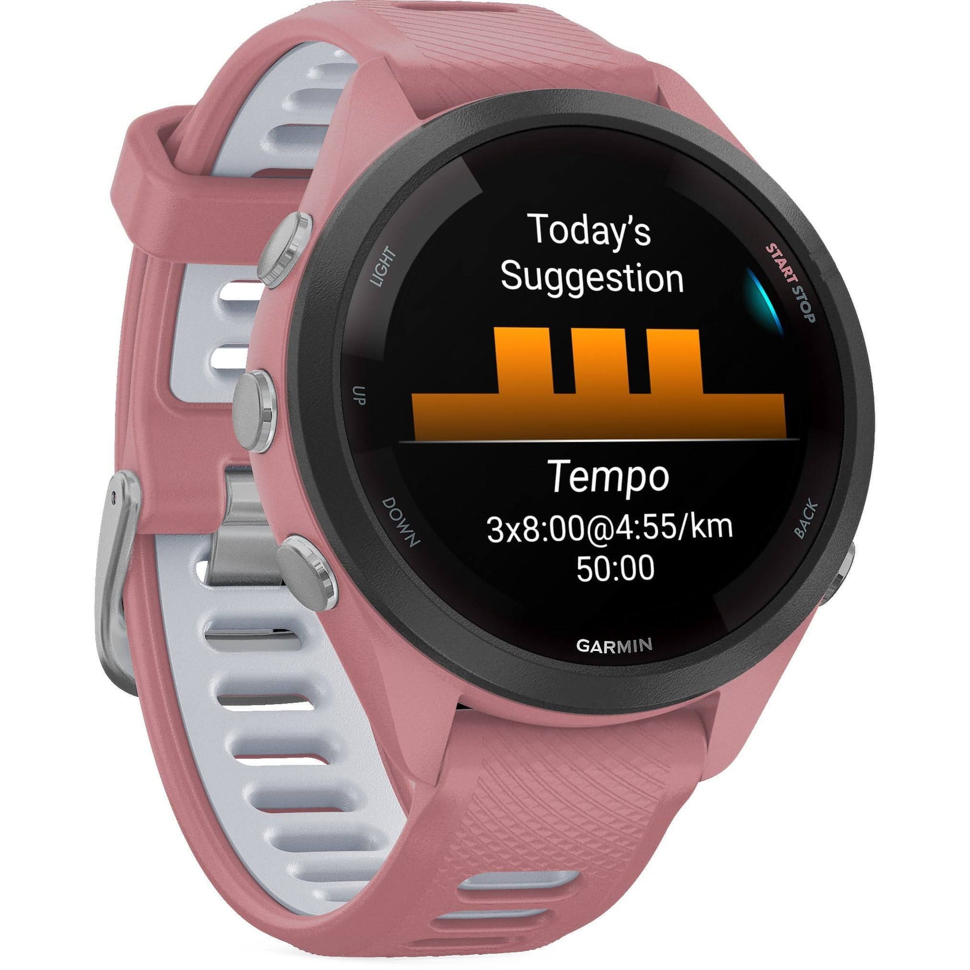 Garmin Forerunner  Music Hrm Gps Watch Side - Side View