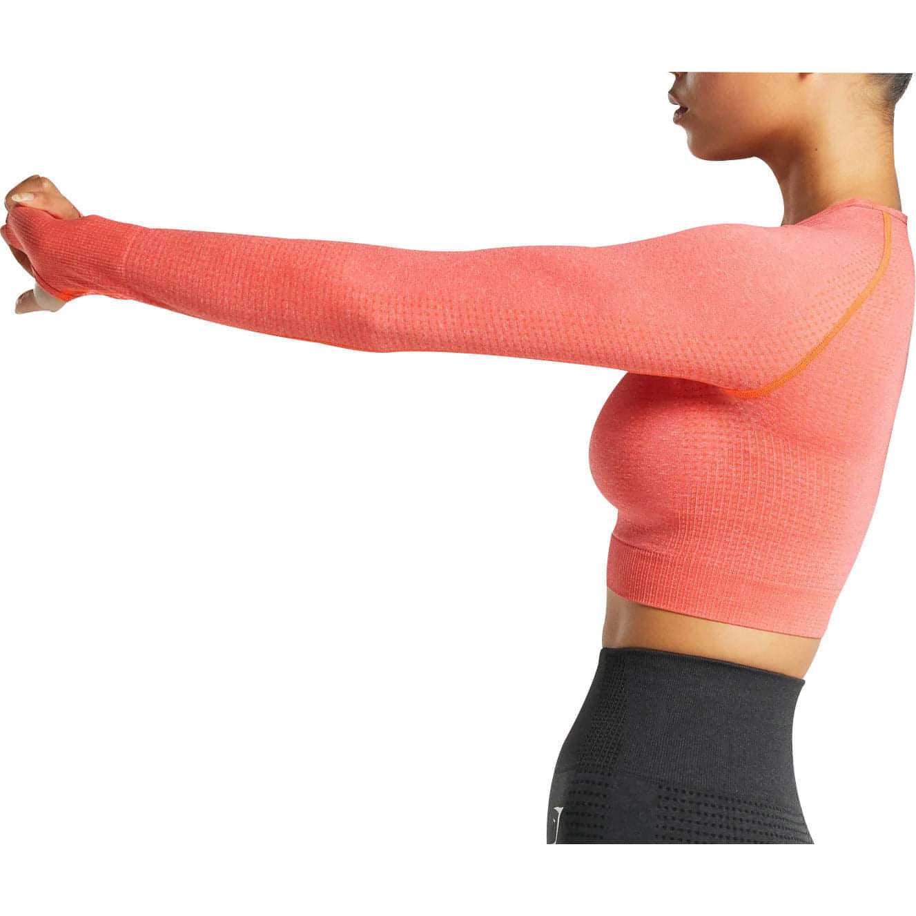 Sweat Seamless Long Sleeve Crop Top