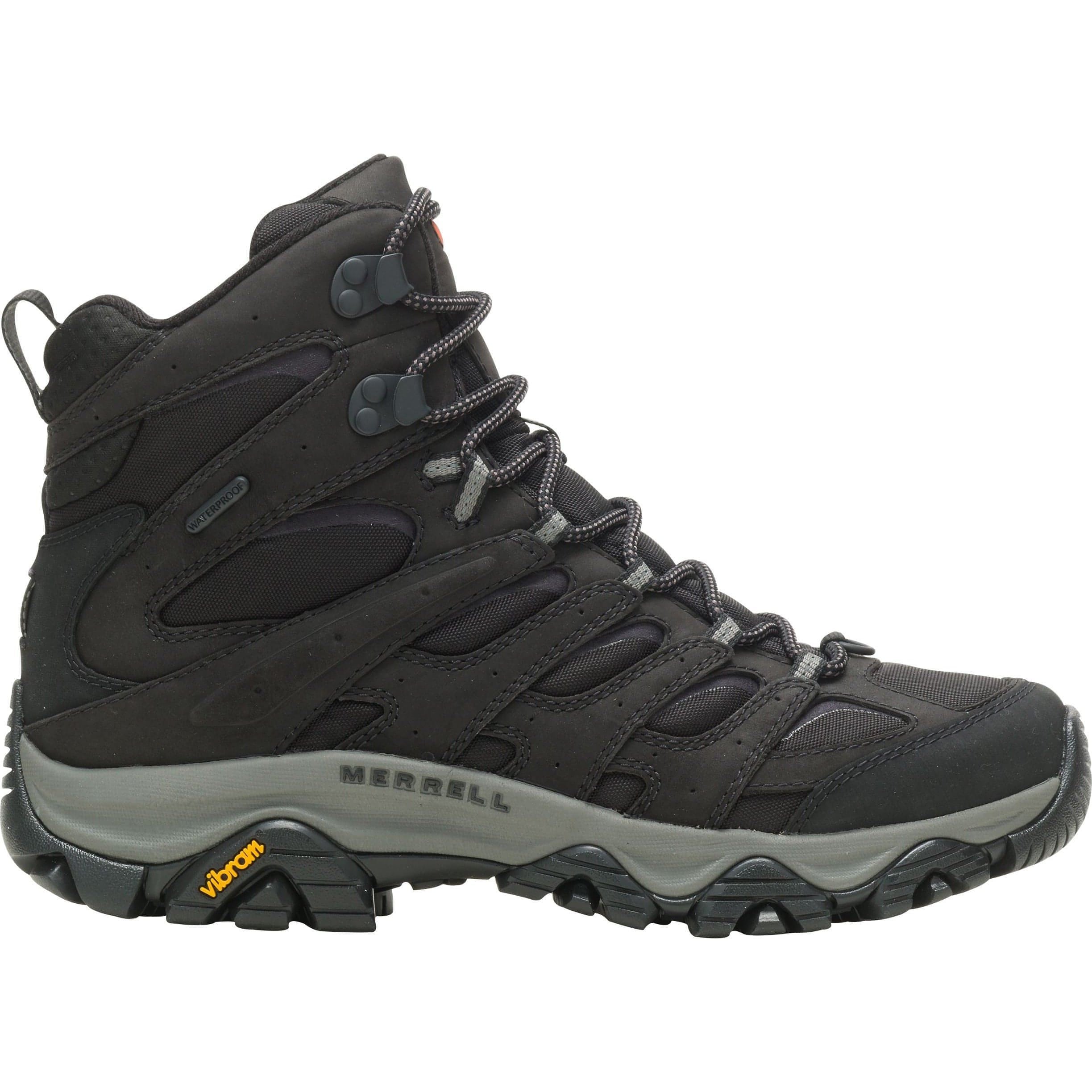 Merrell Moab 3 Apex Mid Waterproof Mens Walking Boots - Black