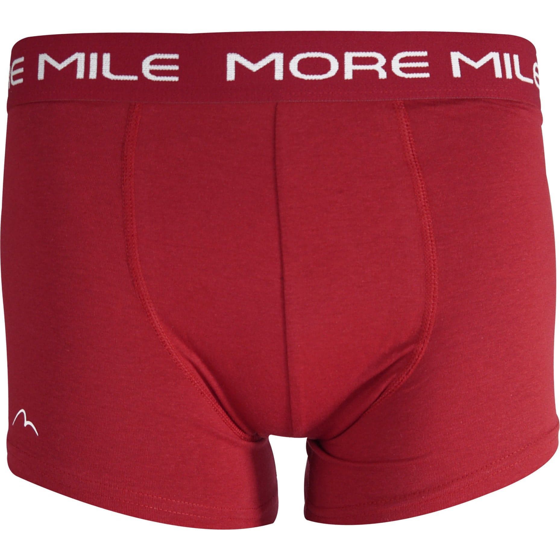 More Mile Pack Boxer 1P204881Wn Blackred Red Front - Front View