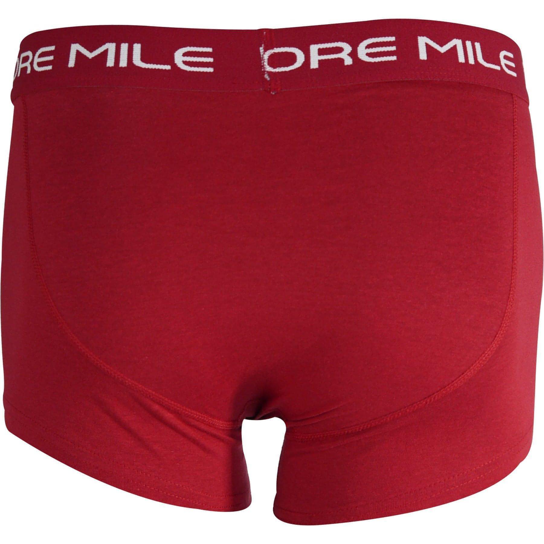 More Mile Pack Boxer 1P204881Wn Blackred Red Back View
