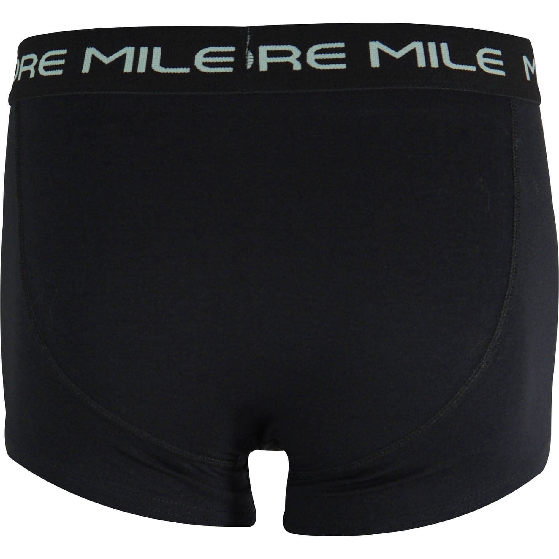 More Mile Classic (2 Pack) Mens Boxer Shorts - Black – Start Fitness