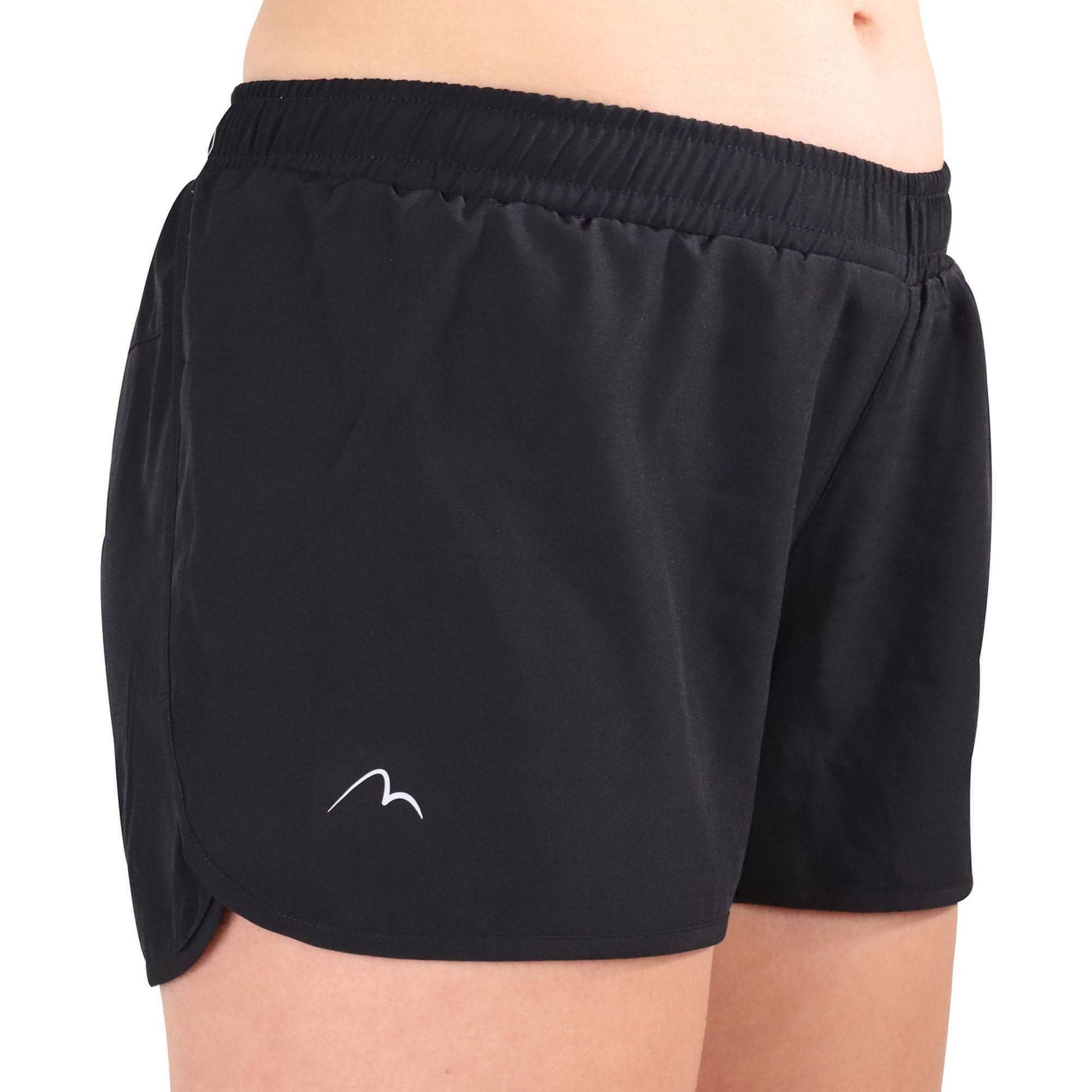 More Mile Racer Split Womens Running Shorts Black – Start Fitness
