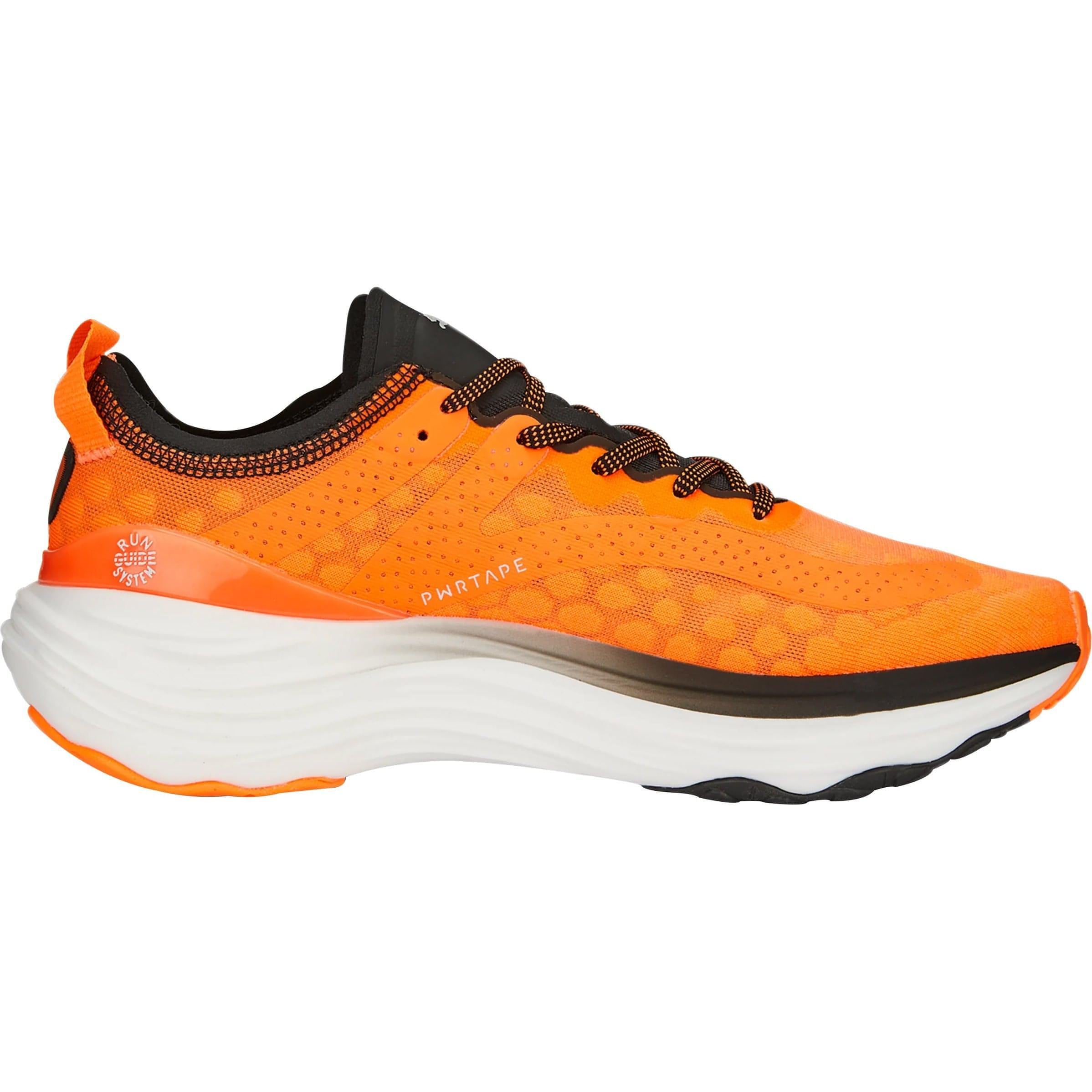 Orange store gym shoes