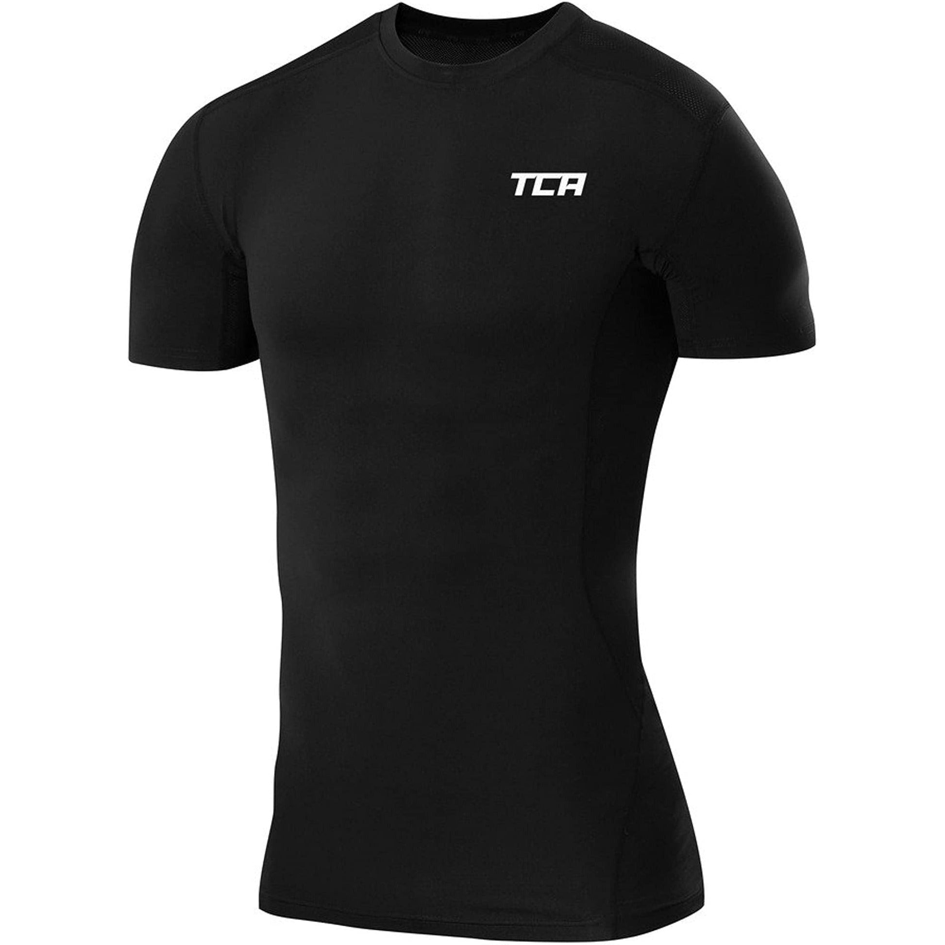 Tca Fx Laser Short Sleeve S  Ss Fx Lr Black Black