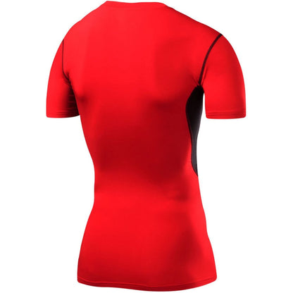 Tca Hyperfusion Short Sleeve S  Hfss Red Mens Back View