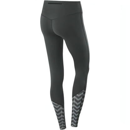Tca Impulse Printed Long Tights S Wocvti Grey Back View