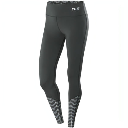 Tca Impulse Printed Long Tights S Wocvti Grey