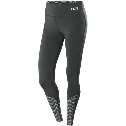 Tca Impulse Printed Long Tights S Wocvti Grey