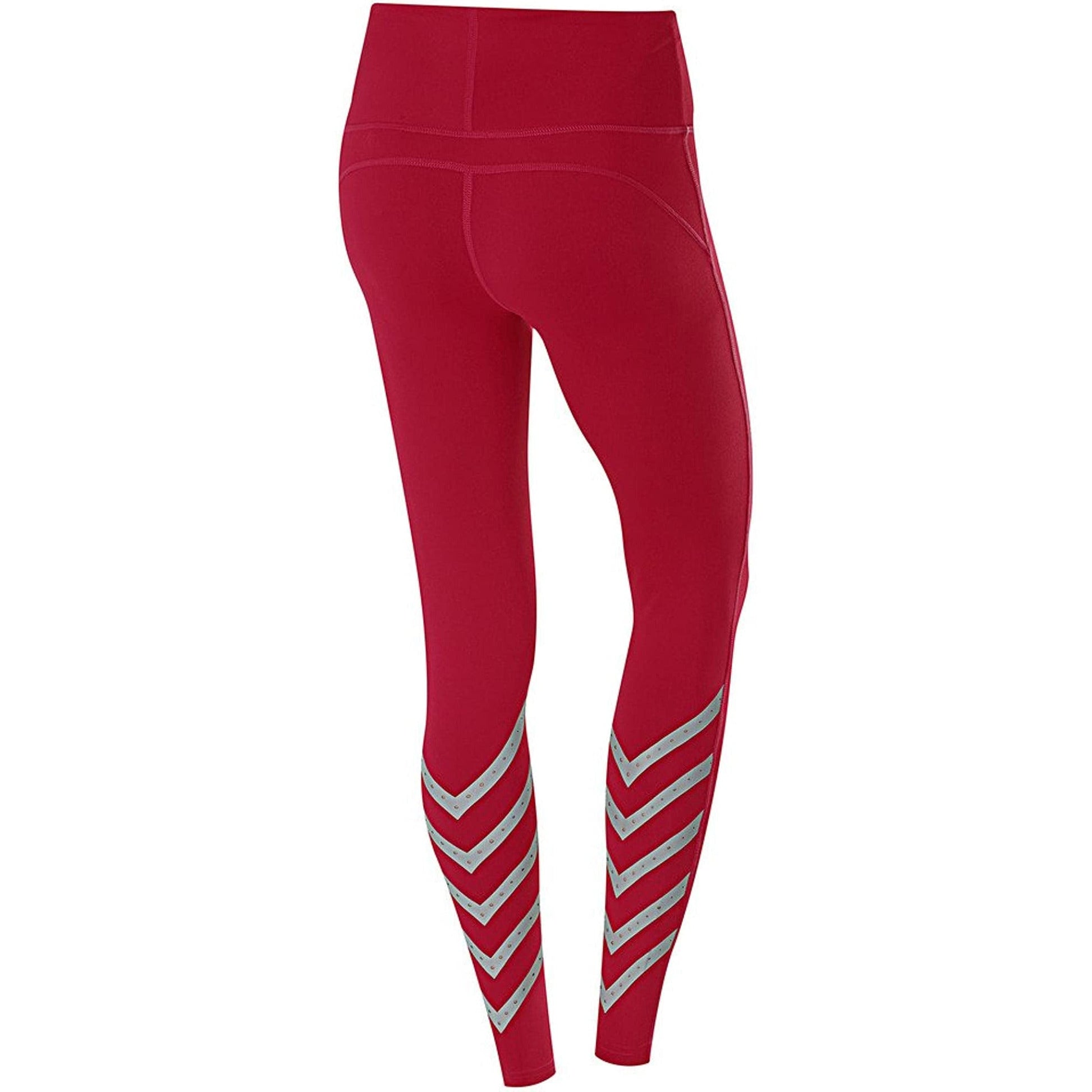 Tca Laser Tech Reflective Long Tights S  Wlti Pink Back View