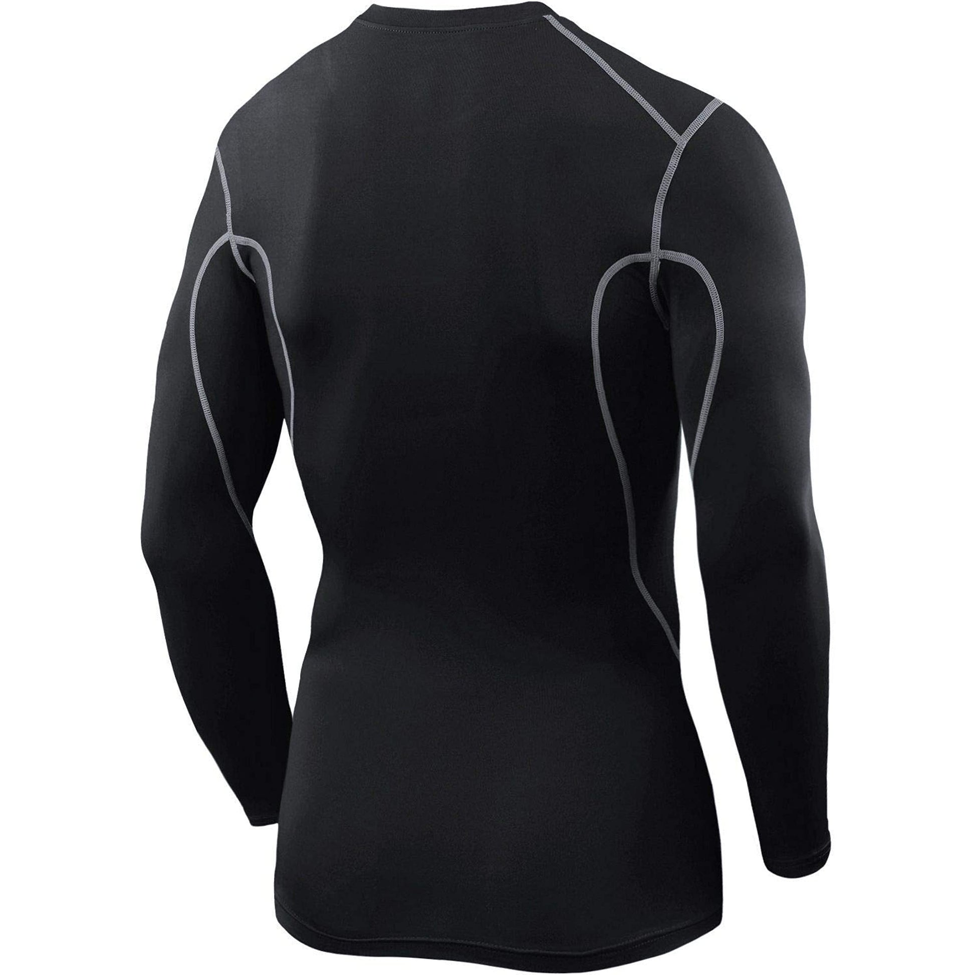 Tca Pro Performance Long Sleeve S Tcals Black Back View