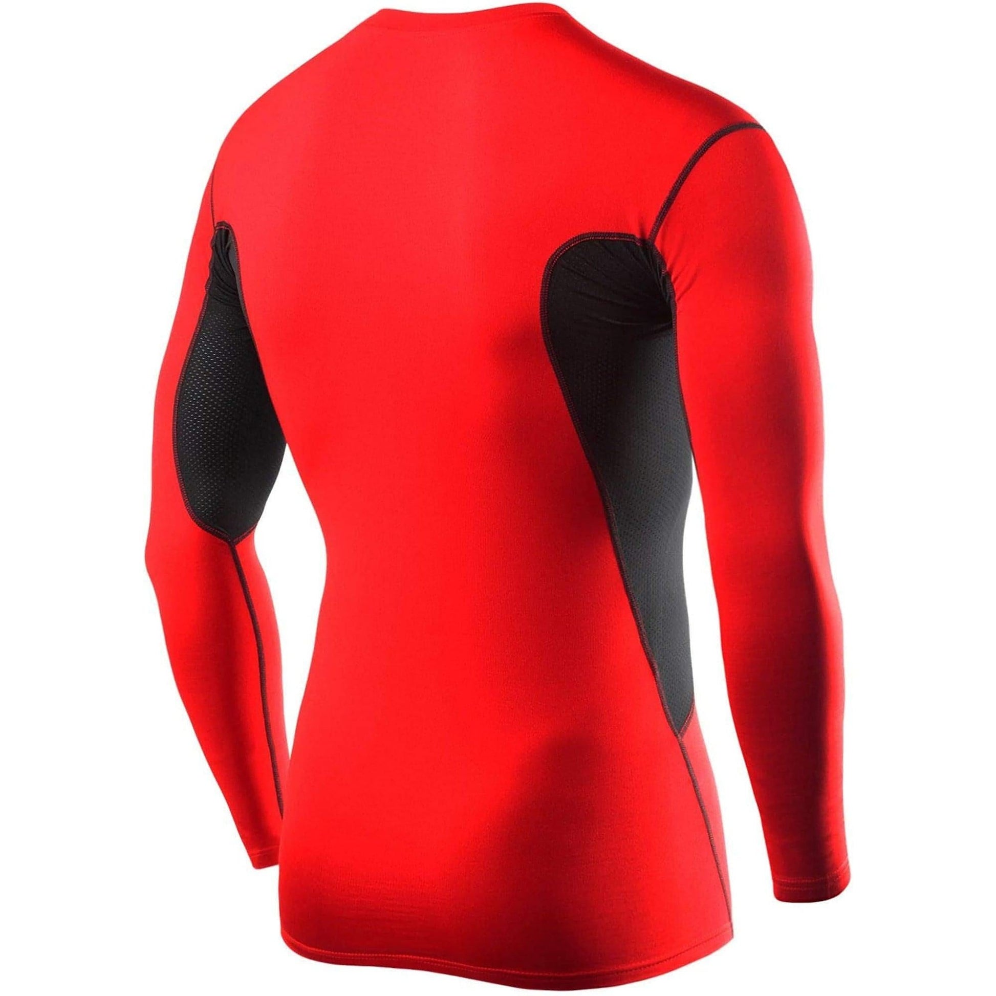 Tca Superthermal Long Sleeve S  Stls Red Back View
