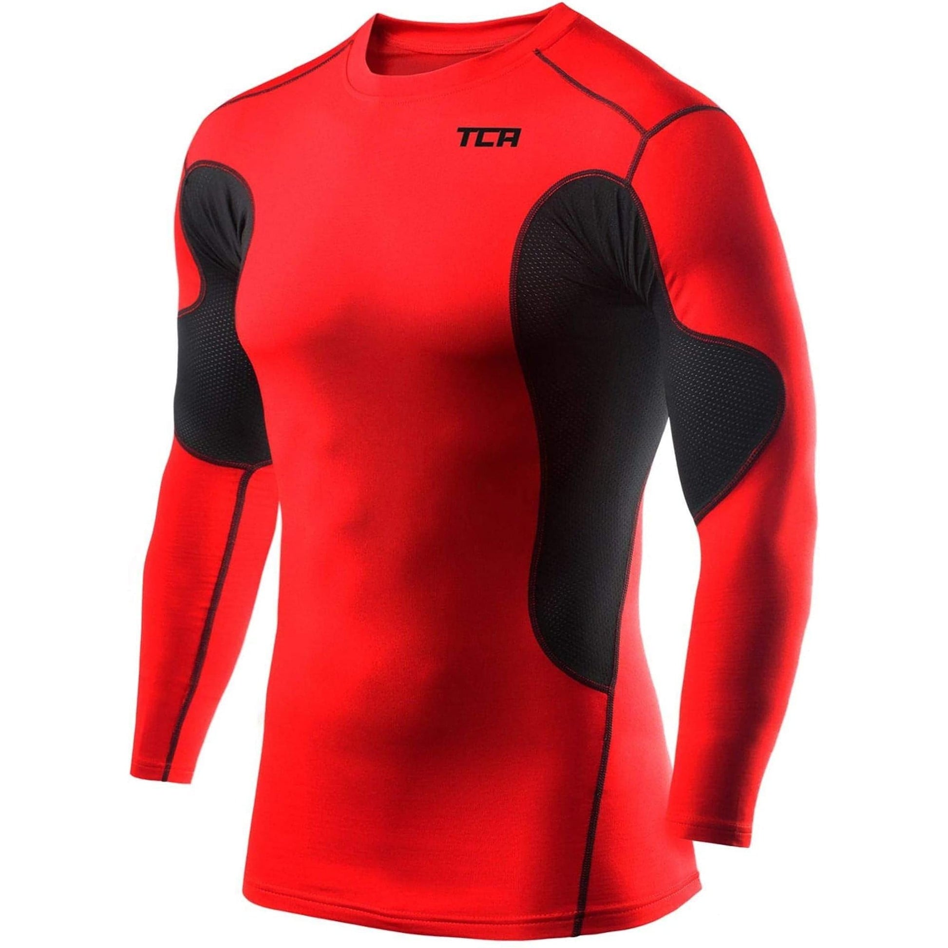 Tca Superthermal Long Sleeve S  Stls Red