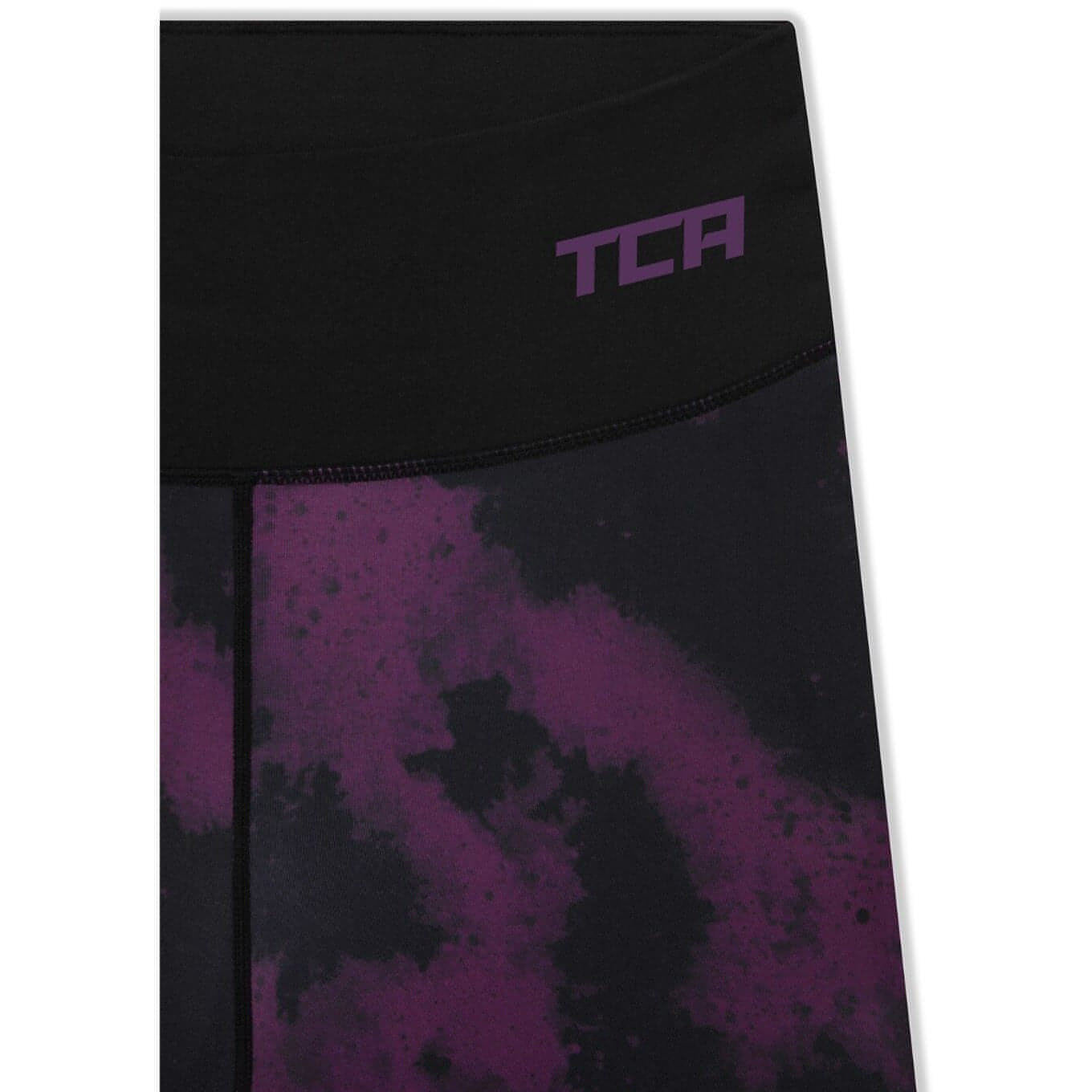 Tca Supereme Graphic Long Tights S Wpti Purpleblack Details