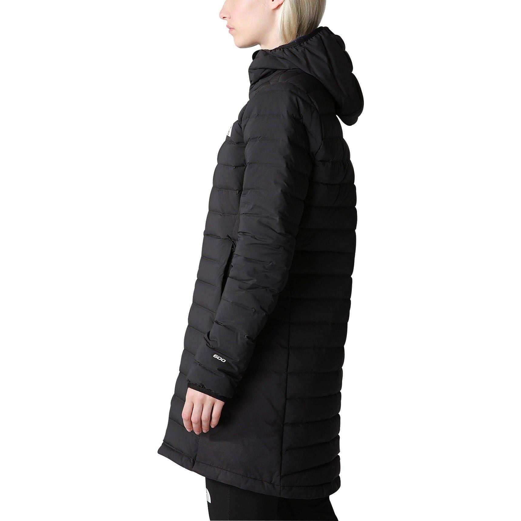 The North Face Belleview Stretch Womens Down Parka Jacket - Black