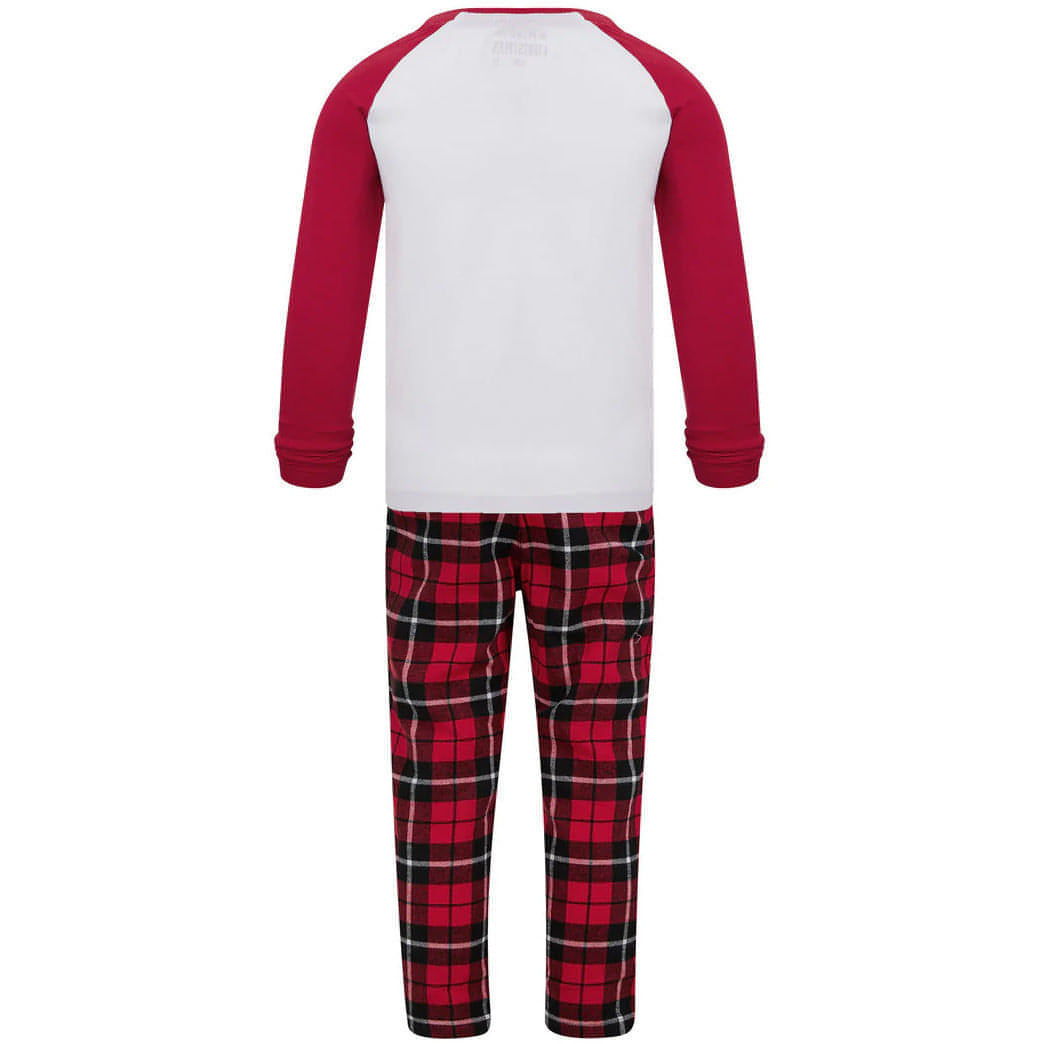 Tokyo Laundry Reindeer Piece Pj  Red Back View