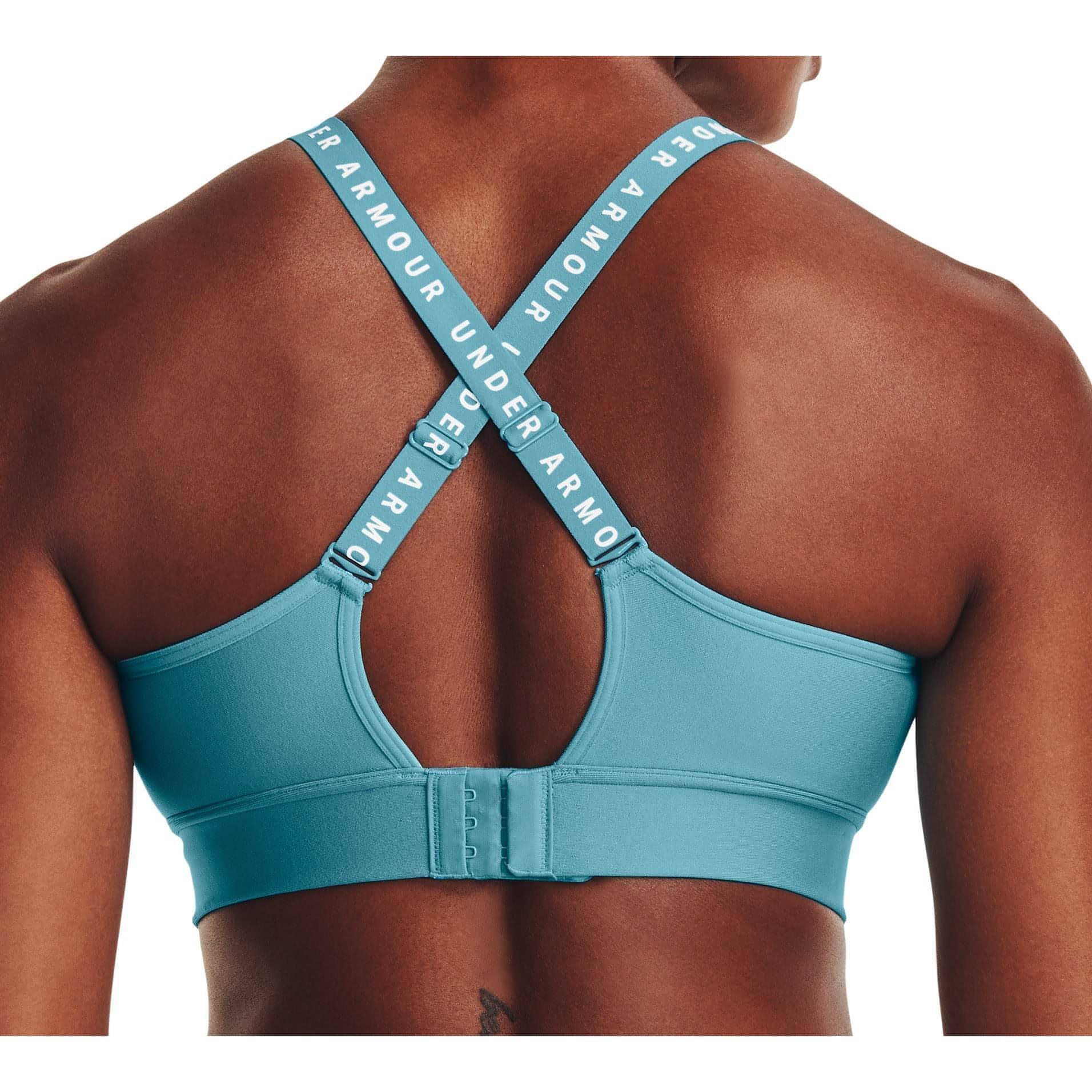 Under Armour Infinity Mid Covered Sports Bra Back View