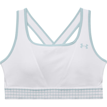 Under Armour Mid Crossback Sports Bra Front - Front View