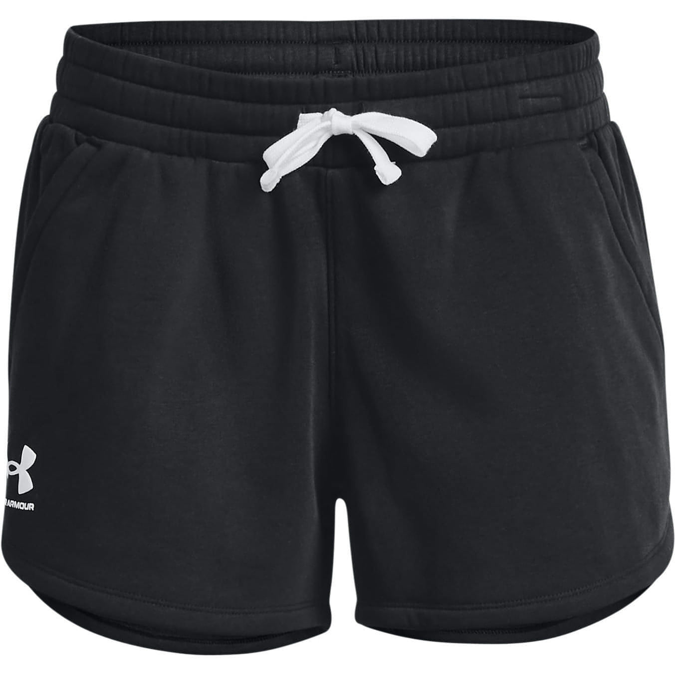 Under Armour Rival Womens Fleece Shorts Black – Start Fitness