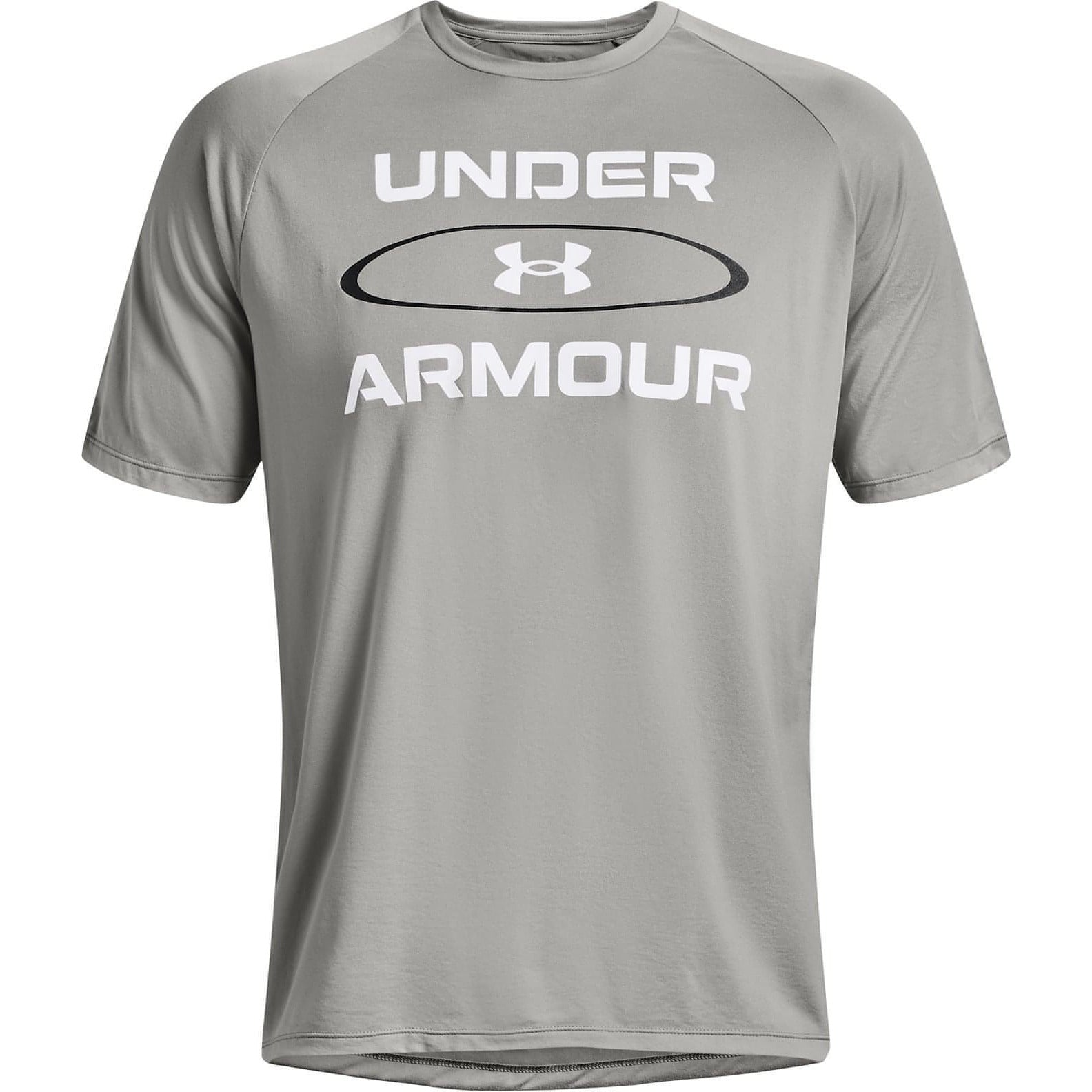 Under Armour Tech Wordmark Graphic Short Sleeve Front - Front View