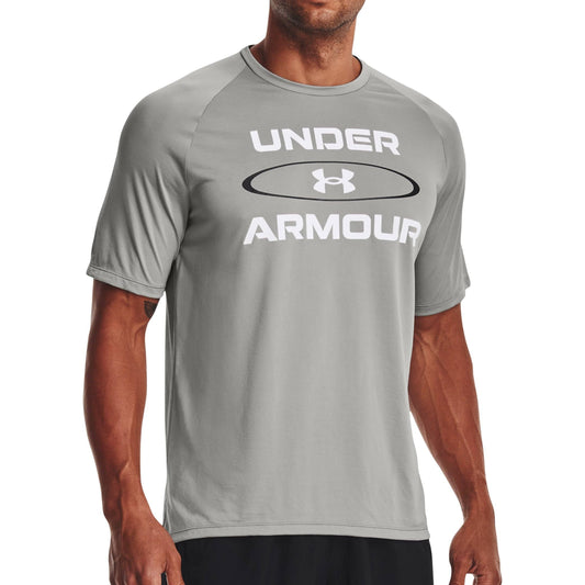 Under Armour Tech Wordmark Graphic Short Sleeve