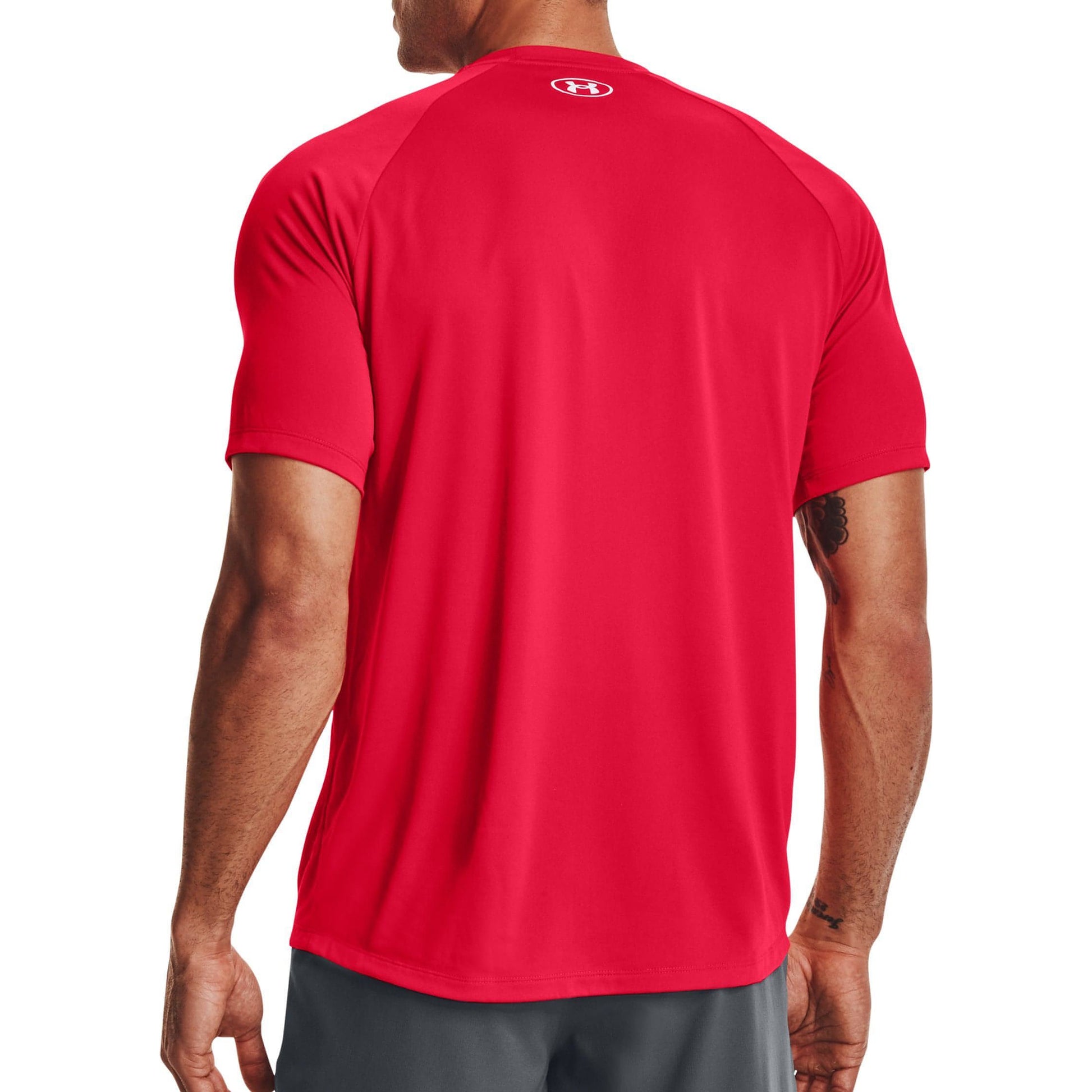 Under Armour Tech Wordmark Graphic Short Sleeve Back View