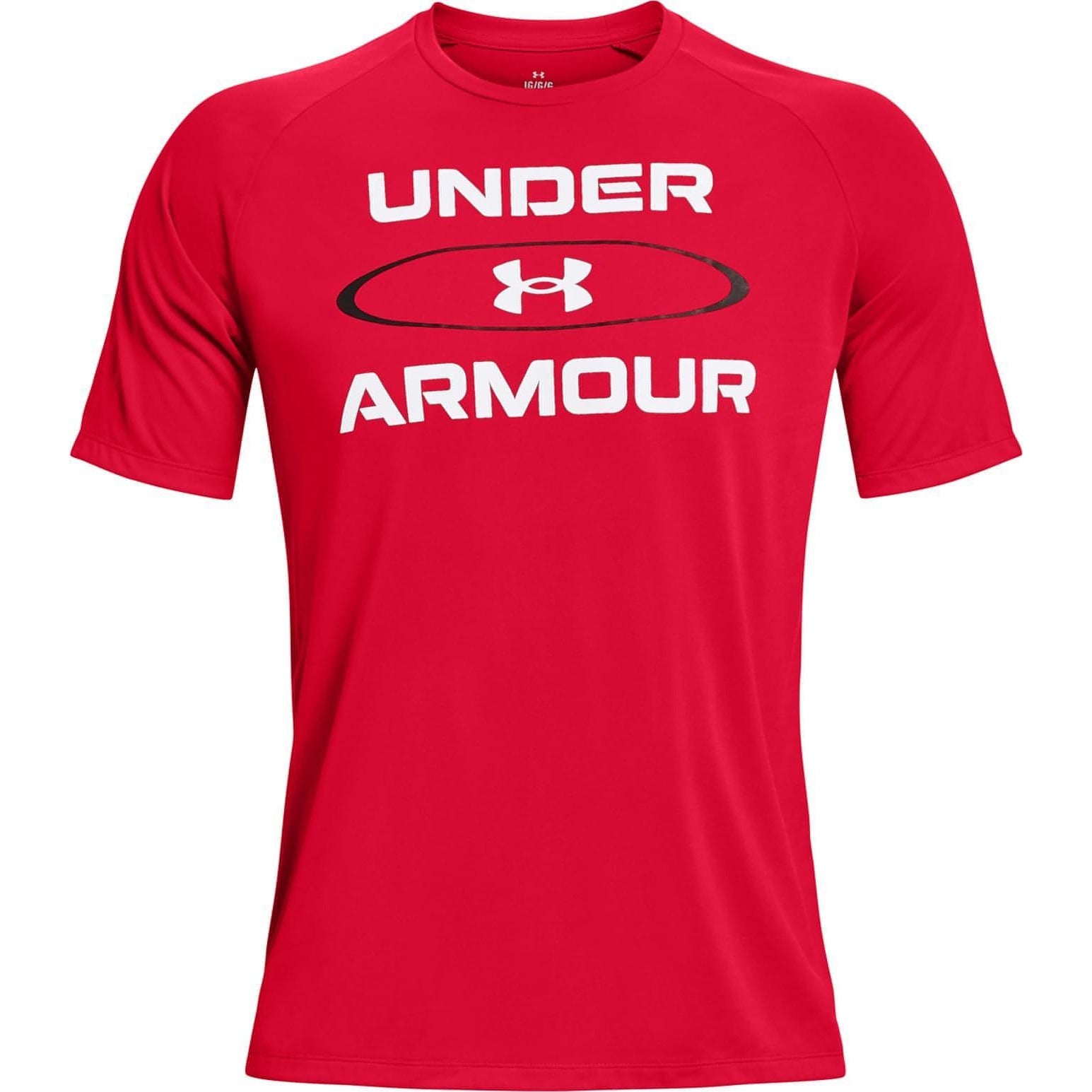 Under Armour Tech Wordmark Graphic Short Sleeve Front - Front View