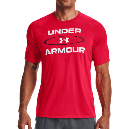 Under Armour Tech Wordmark Graphic Short Sleeve