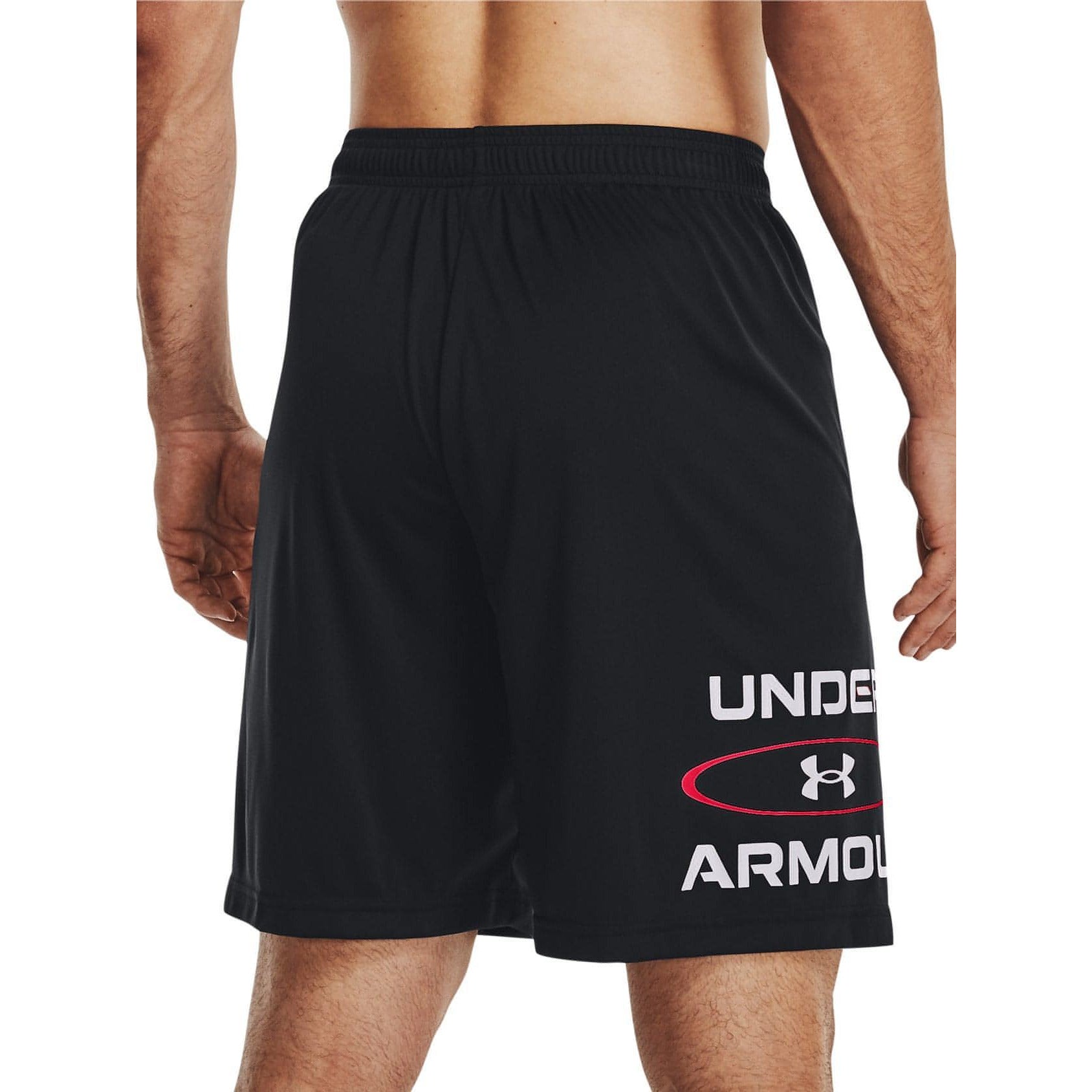 Under Armour Tech Wordmark Graphic Shorts Back View