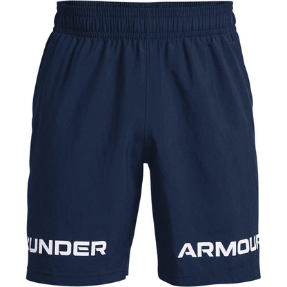 Under Armour Woven Graphic Wordmark Shorts Front - Front View