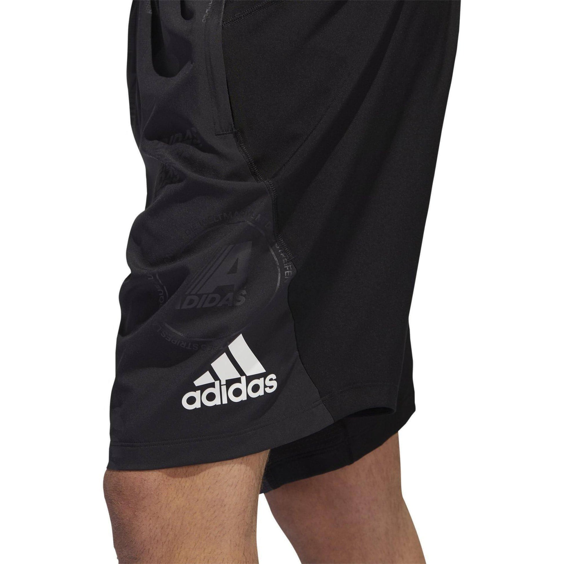 adidas 4KRFT Daily Press 20 Inch Mens Training Shorts - Black - Start Fitness