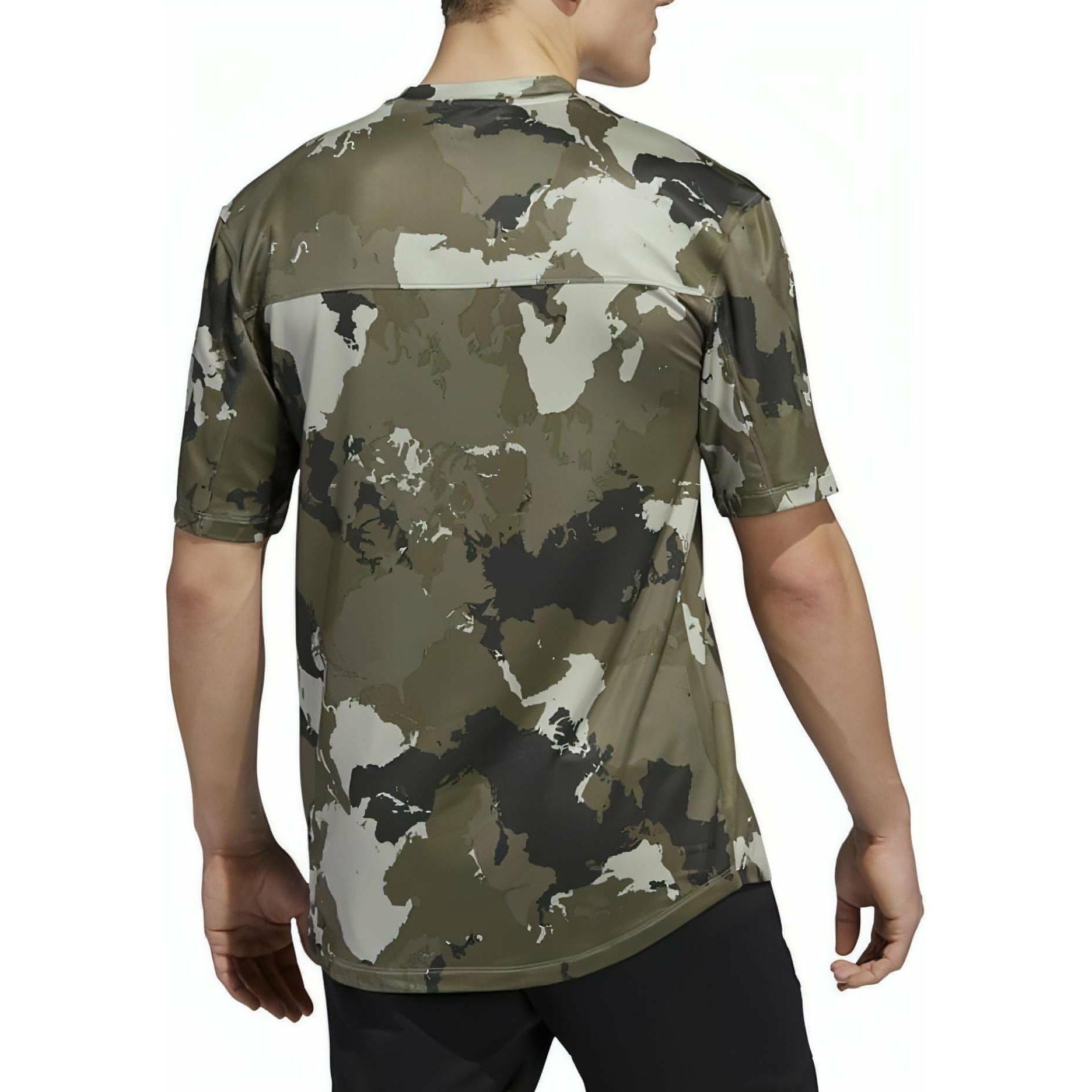 Adidas Continent Camo City Short Sleeve Gc8265 Back View