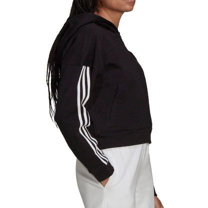 Adidas Cropped Track Top  Side - Side View