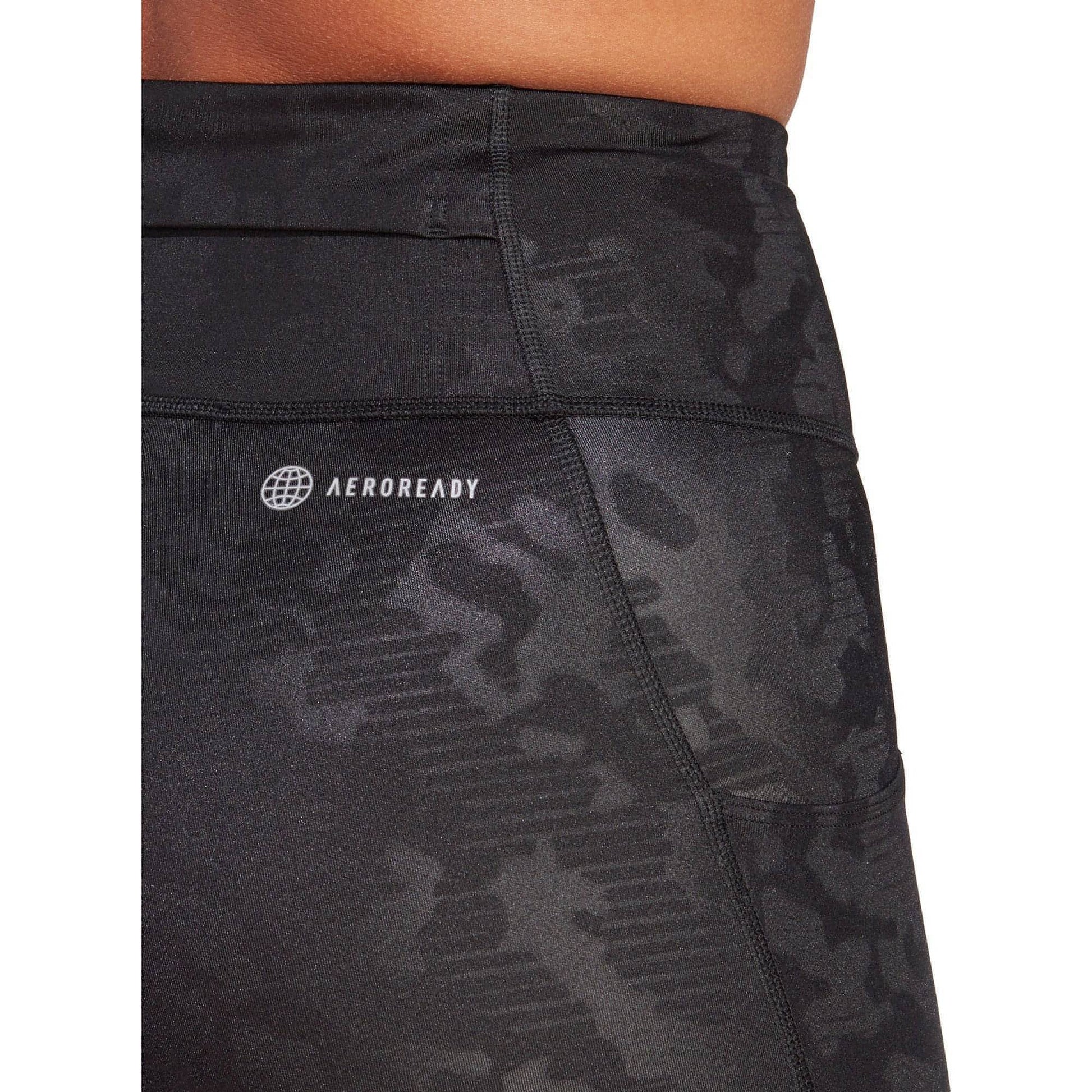 Adidas Dailyrun Embossed Camo Tights Hs5457 Details