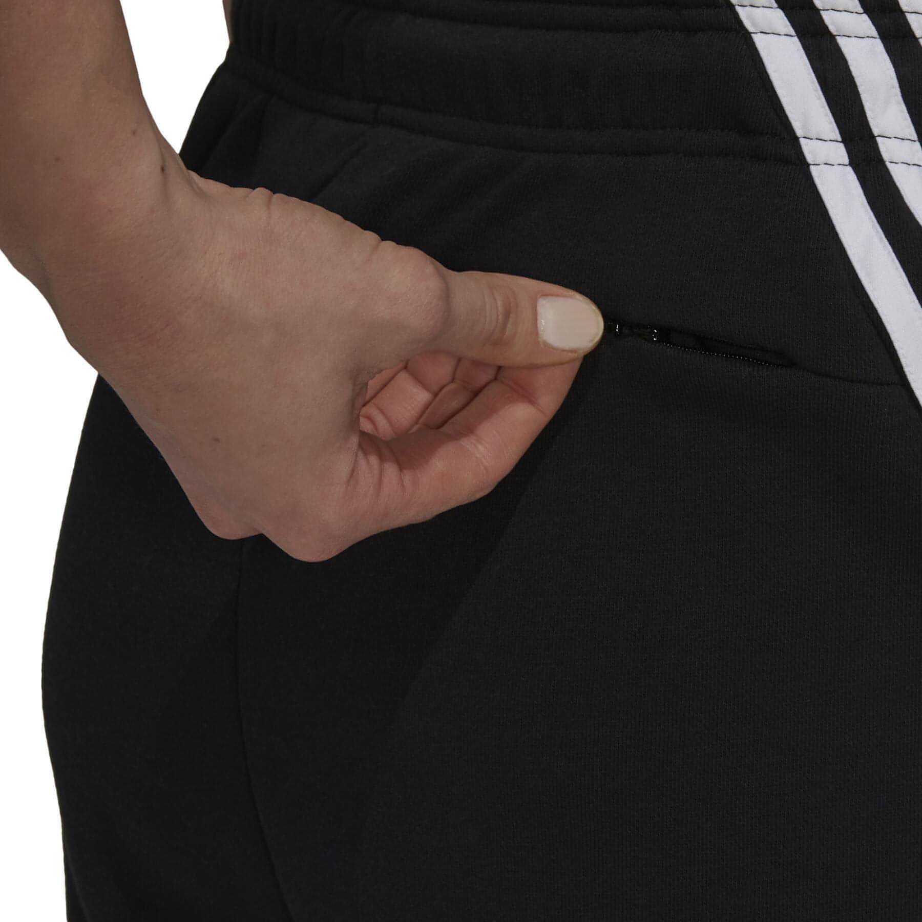 adidas Future Icon 3 Stripes Womens Training Shorts - Black – Start Fitness