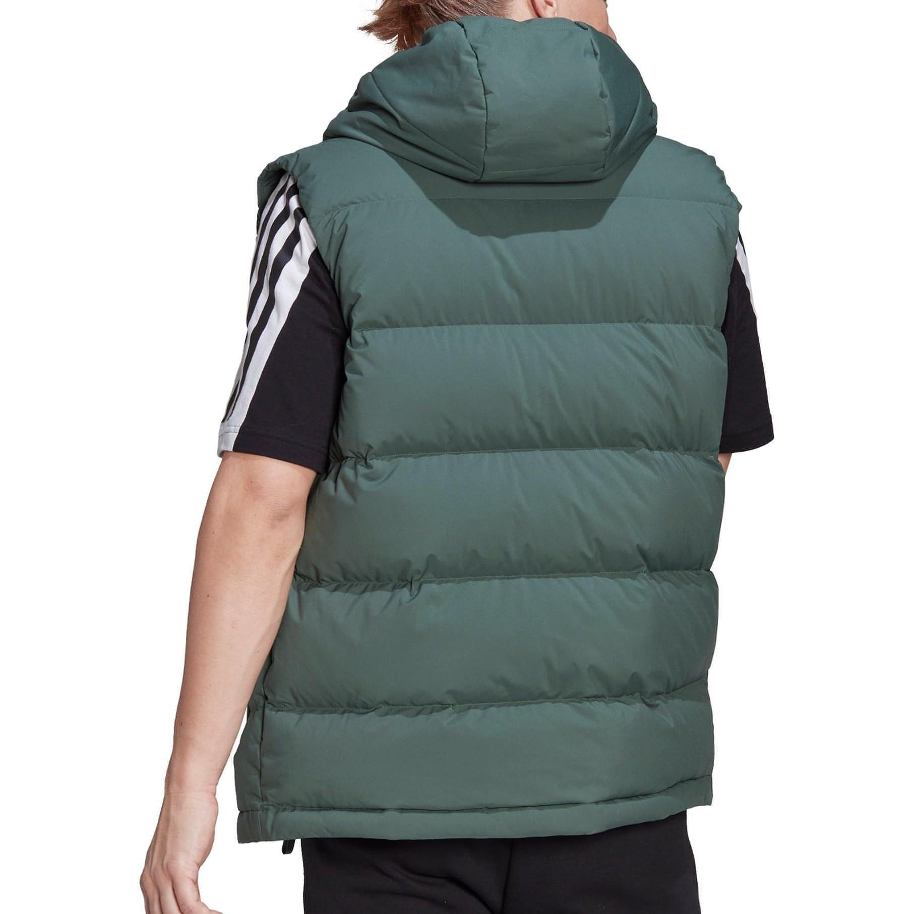 Adidas Helionic Hooded Down Gilet Hg6274 Back View