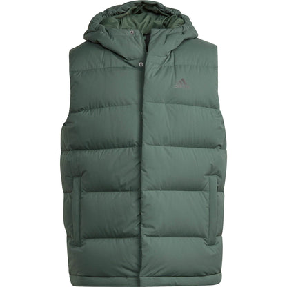Adidas Helionic Hooded Down Gilet Hg6274 Front - Front View