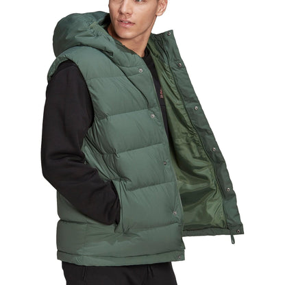 Adidas Helionic Hooded Down Gilet Hg6274 Side - Side View