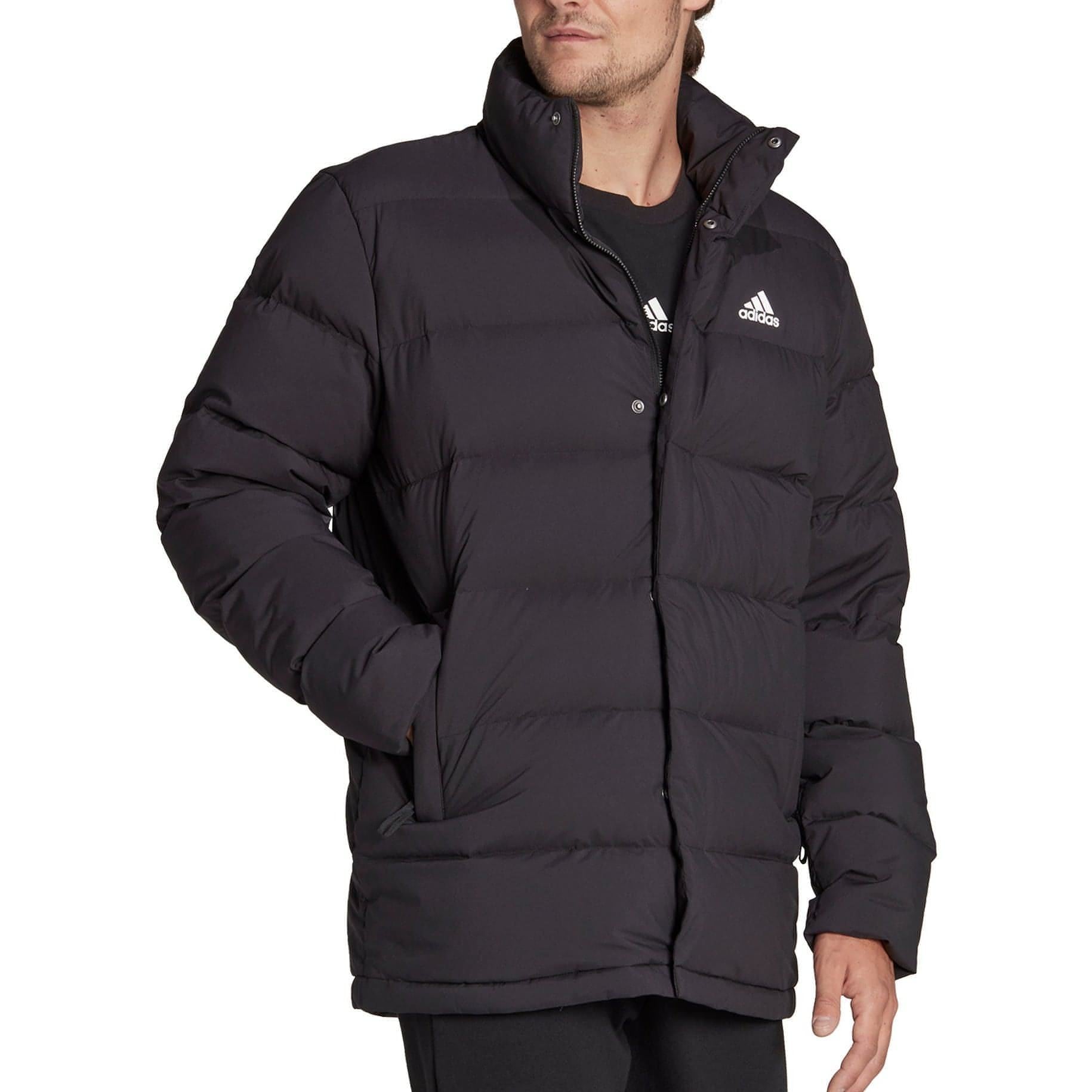 Adidas Helionic Mid Length Down Jacket Hg8700 Side - Side View