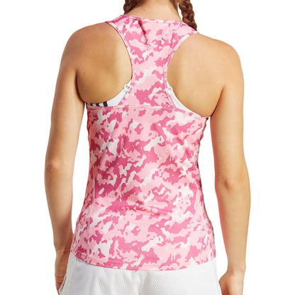 Adidas Own The Run Print Vest Tank Top Hr9976 Back View
