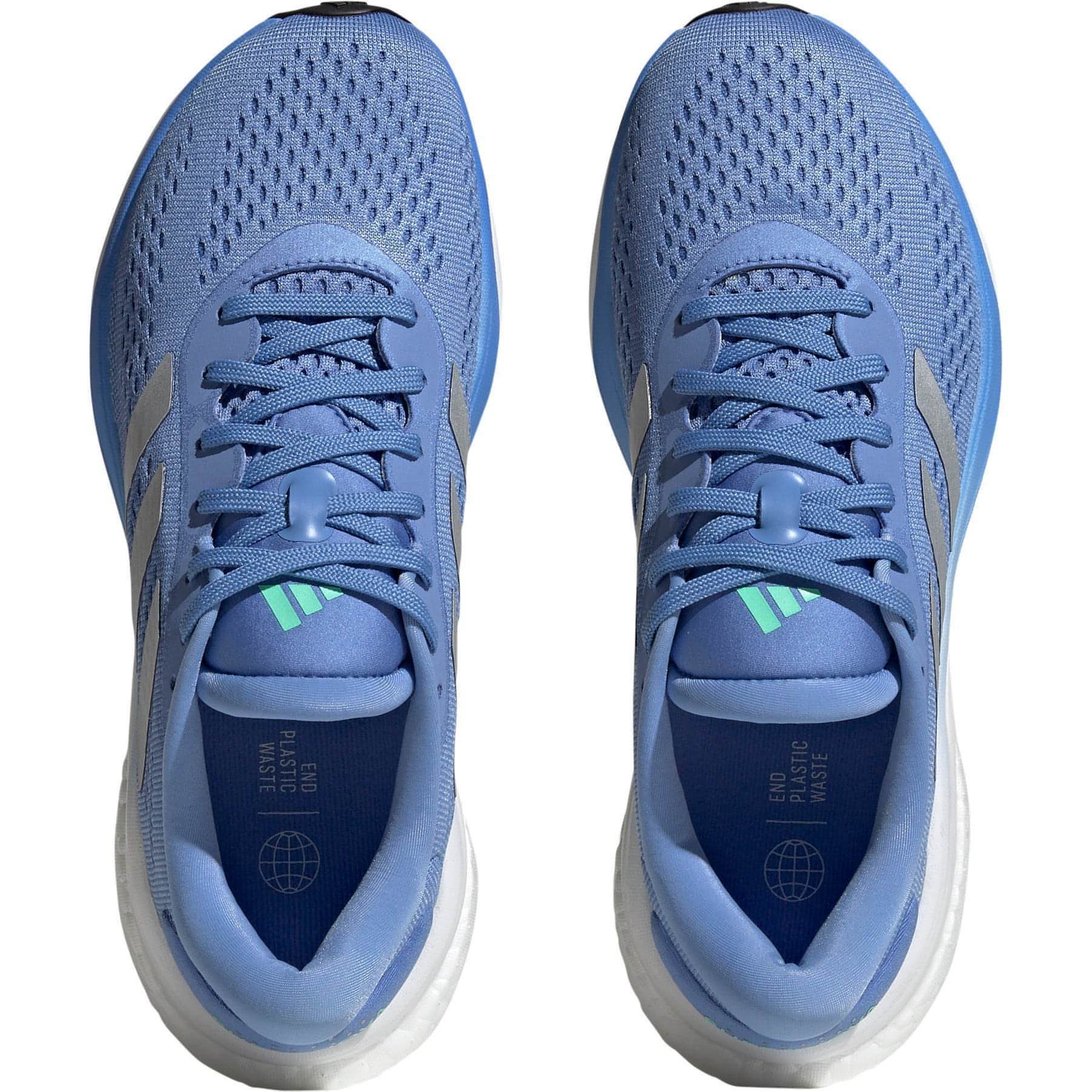 Blue adidas clearance running shoes