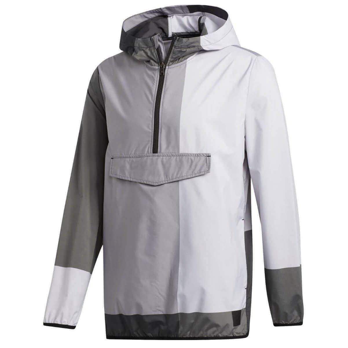 adidas Adicross Mens Golf Anorak Jacket - Grey – Start Fitness