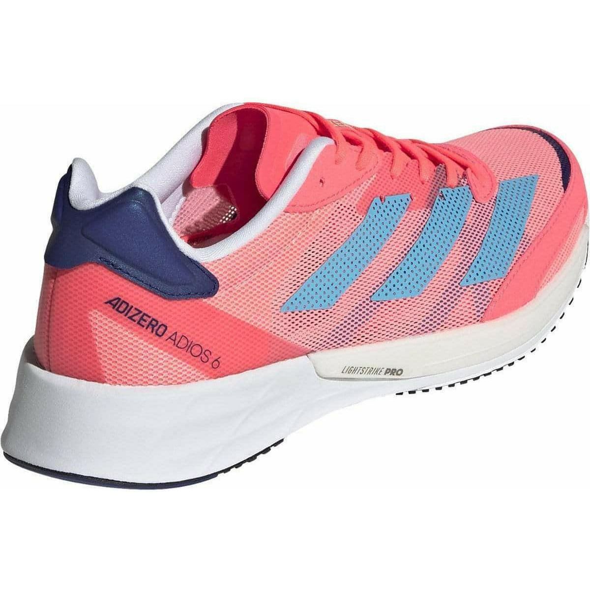 adidas Adizero Adios 6 Boost Womens Running Shoes - Pink - Start Fitness