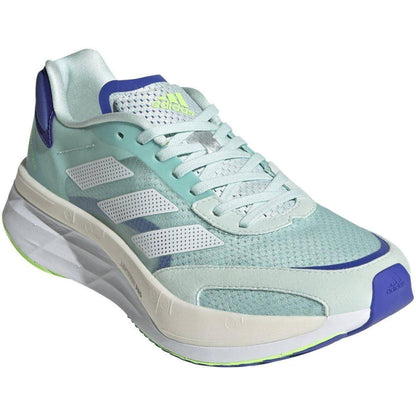 adidas Adizero Boston 10 Boost Womens Running Shoes - Green - Start Fitness